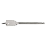 Broca plana de tres puntas RATIO 6191 con vástago hexagonal de 1/4 pulgada para madera.