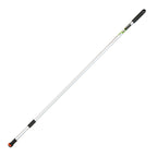 Mango telescópico LISTA InterSystem de acero extensible de 135 a 250 cm con empuñadura ergonómica negra.