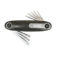 Juego de 8 llaves Torx de seguridad RATIO 6254H8 en formato navaja plegable con mango ergonómico antideslizante.