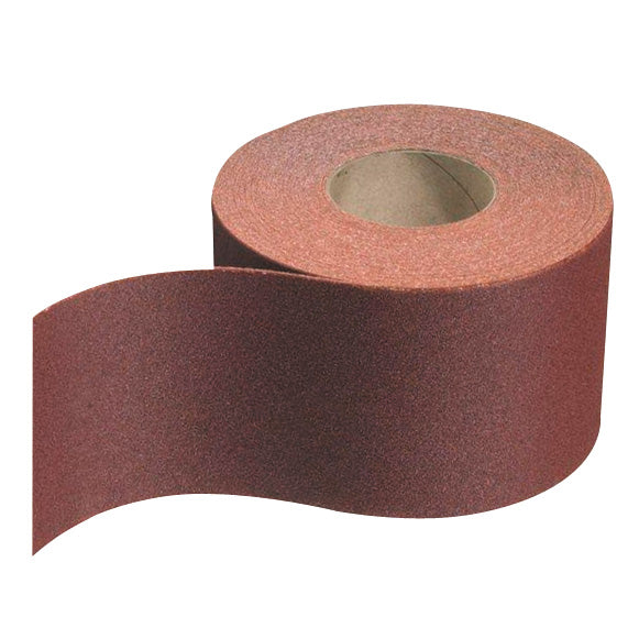 Rollo de tela abrasiva de corindón RATIO color marrón para lijado profesional de madera y metal