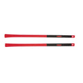 Mango trimaterial RATIO de fibra de vidrio rojo y negro con empuñadura antideslizante para herramientas de impacto.