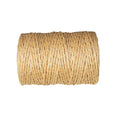 Bobina de cuerda de sisal natural EHS de 2 cabos para bricolaje y jardín