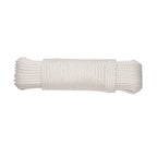 Cuerda de poliamida trenzada blanca EHS de 4mm en formato madeja para bricolaje y náutica