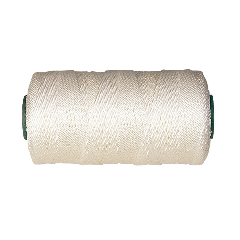 Bobina de hilo de polipropileno blanco EHS de 3 cabos, resistente para bricolaje, jardín y paquetería.
