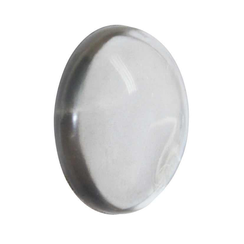 Tope protector de pared autoadhesivo transparente BRINOX de 40mm para puertas