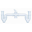 Sifón Curvo Doble Crearplast C-59