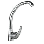 Grifo monomando de cocina BOET serie Cinco en acabado cromo con caño alto giratorio y maneta ergonómica