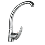 Grifo monomando de cocina BOET serie Cinco en acabado cromo con caño alto giratorio y maneta ergonómica