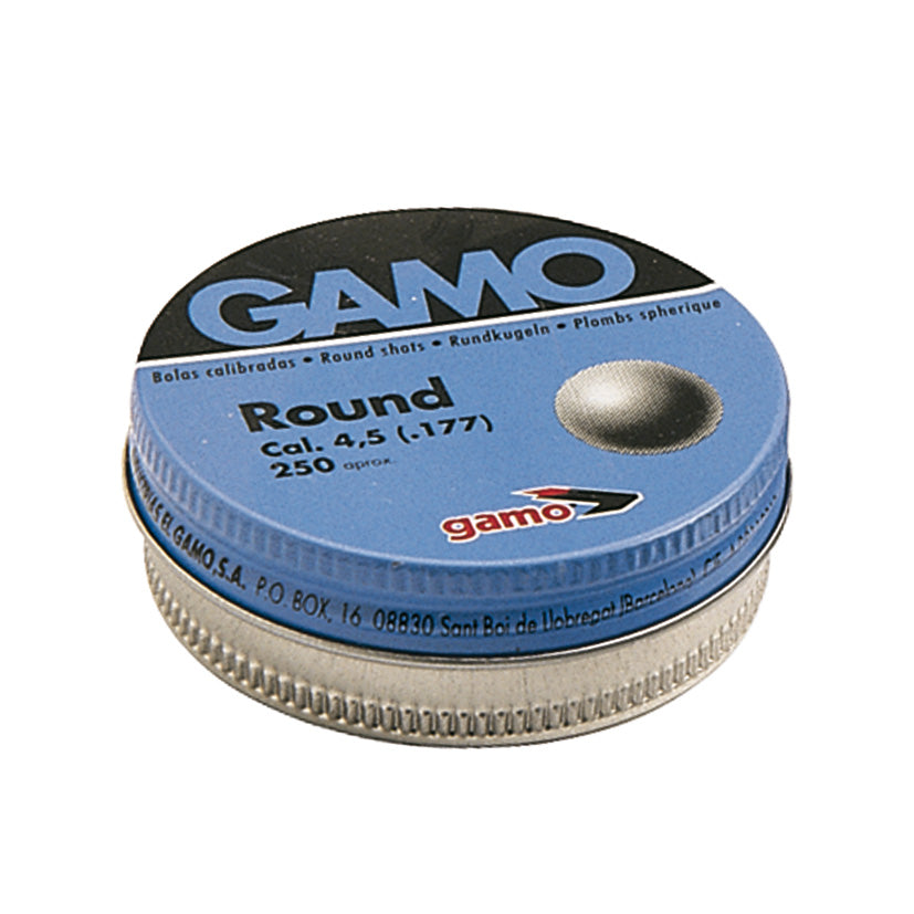Caja de 250 balines GAMO Round de bola calibrada calibre 4.5mm