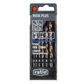 Estuche de 6 brocas para metal RATIO InoxPlus HSSE 5% Cobalto medidas 2 a 8 mm