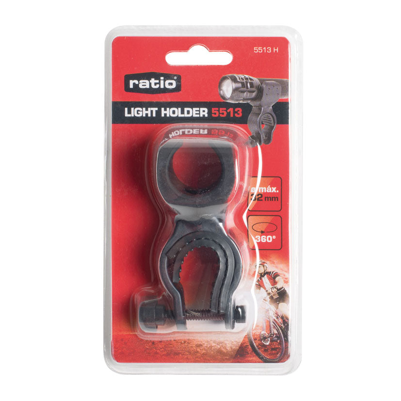 Empaque tipo blíster del soporte de linterna para manillar de bicicleta RATIO modelo 5513 H