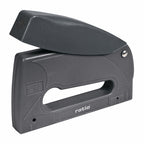 Clavadora manual RATIO ACR150 gris con sistema Action Press para reducción de esfuerzo.