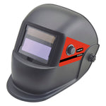 Pantalla de soldadura electrónica RATIO R100-G negra con potenciómetro lateral y visor automático.