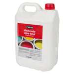 Garrafa de 5 litros de disolvente universal nitro total RATIO para limpieza y dilución profesional.