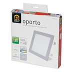 Caja del aplique empotrable LED DUOLEC Oporto 18W 1620 lúmenes luz día 4000K