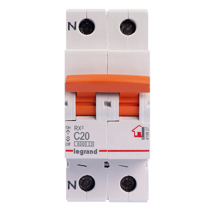 Magnetotérmico Legrand RX3 C20 para cuadro eléctrico