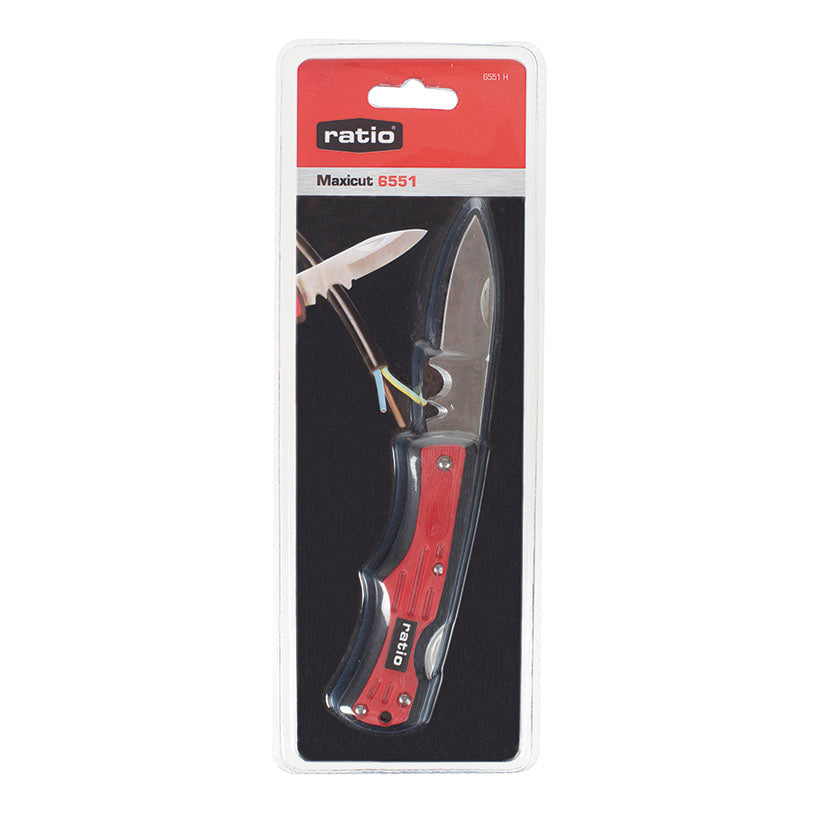 Embalaje original en blíster de la navaja para electricista RATIO modelo 6551