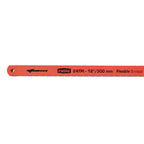Detalle de hoja de sierra bimetal RATIO 24 TPI 300mm flexible color naranja