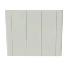 Emisor térmico seco Facula Serie S UltraSlim color blanco vista frontal
