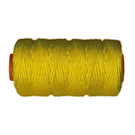 Hilo de polipropileno trenzado EHS amarillo 1,7mm en bobina para trabajos de ferretería.