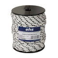 Bobina de cordón para arranque de motores EHS de 4mm x 40m en color blanco y negro con carga de rotura de 250kg