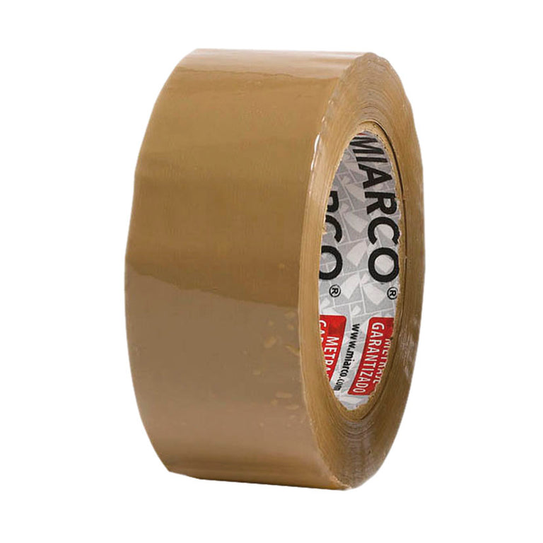 Precinto de embalaje MIARCO marrón 48mm x 66m de alta adherencia