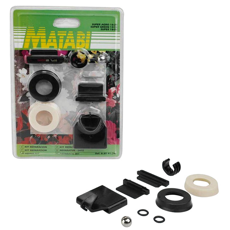 Kit de reparación Matabi con juntas, retenes y bola de válvula para pulverizadores Super Green y Super Agro