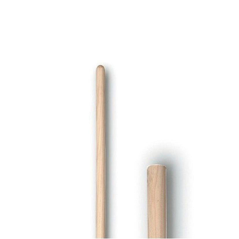 Mango de madera de pino para cepillo barrendero, diámetro 28mm y longitud 1,2m.