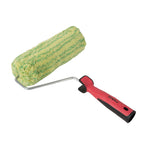 Rodillo para fachadas RATIO profesional con hilo verde de poliamida larga y mango ergonómico
