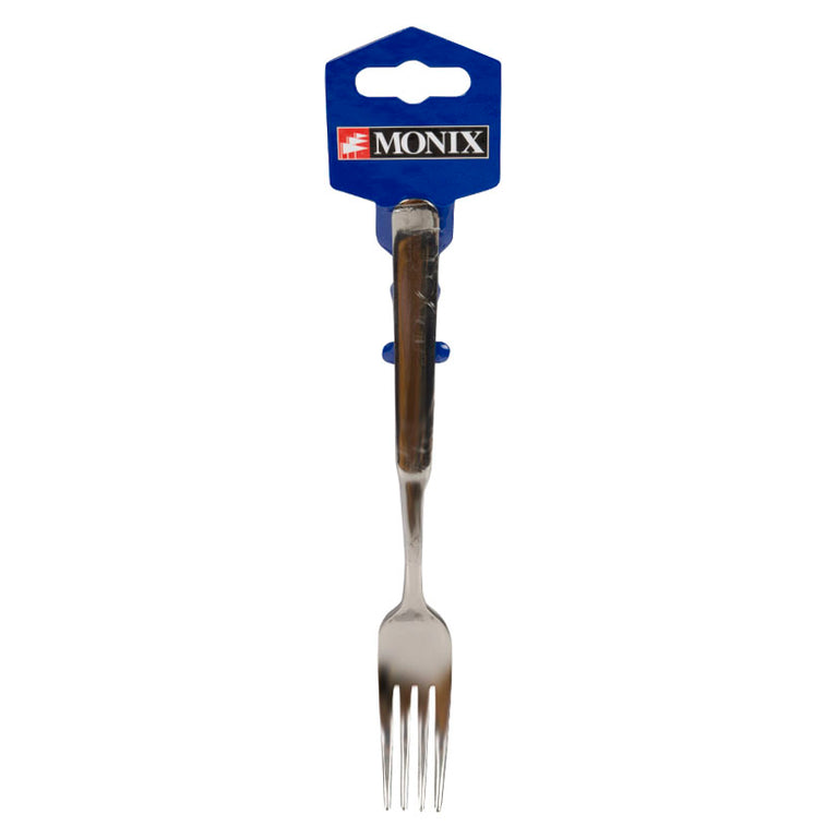 Tenedor de mesa Monix Milán de 20,8 cm en pack de 3 unidades fabricado en acero inox.