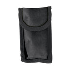 Funda de nailon negra con cierre de velcro para transporte seguro de la multiherramienta Lista en el cinturón.