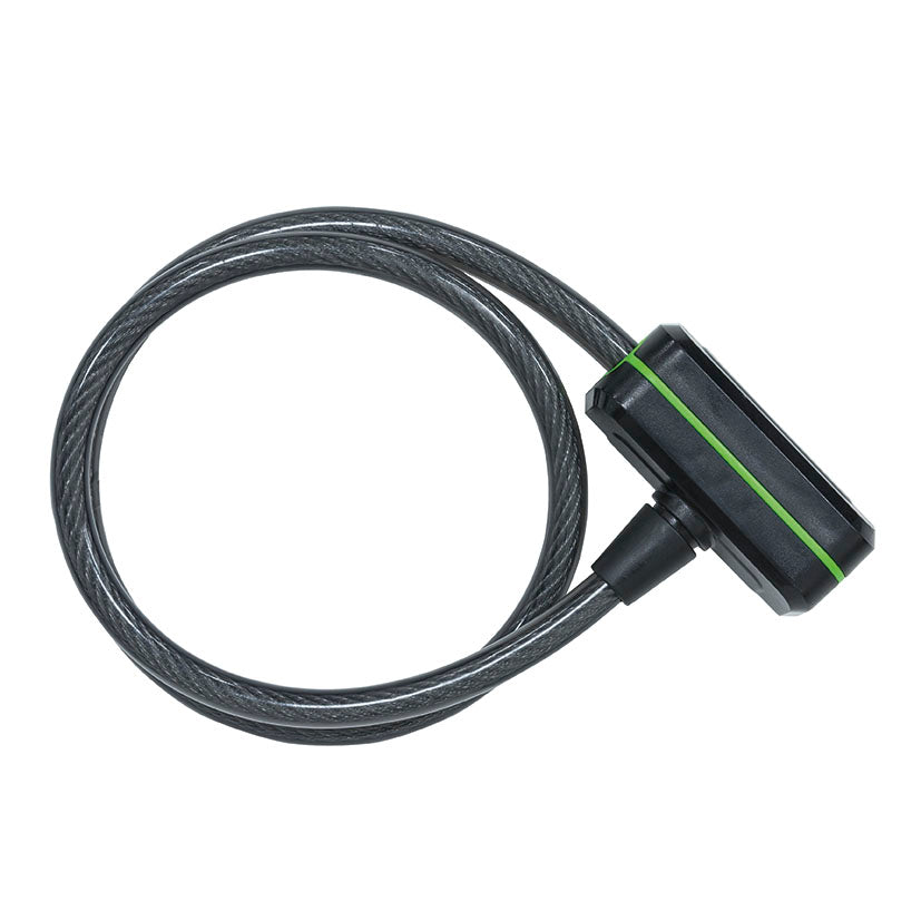 Candado de cable para bicicleta CITADEL Tokyo CS 60/8/K de 60 cm de largo y 8 mm de diámetro en color negro