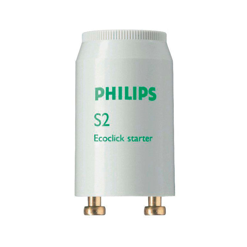 Cebador Philips Ecoclick S2 blanco para tubos fluorescentes de 4 a 22 vatios
