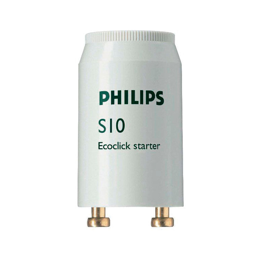 Arrancador Philips Ecoclick S10 para lámparas fluorescentes de 4 a 65 vatios