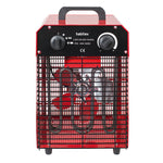 Vista frontal del aerotermo Habitex E179 con mandos de control de temperatura y potencia