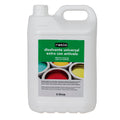 Garrafa de 5 litros de disolvente universal extra con antivelo RATIO para dilución de pinturas.