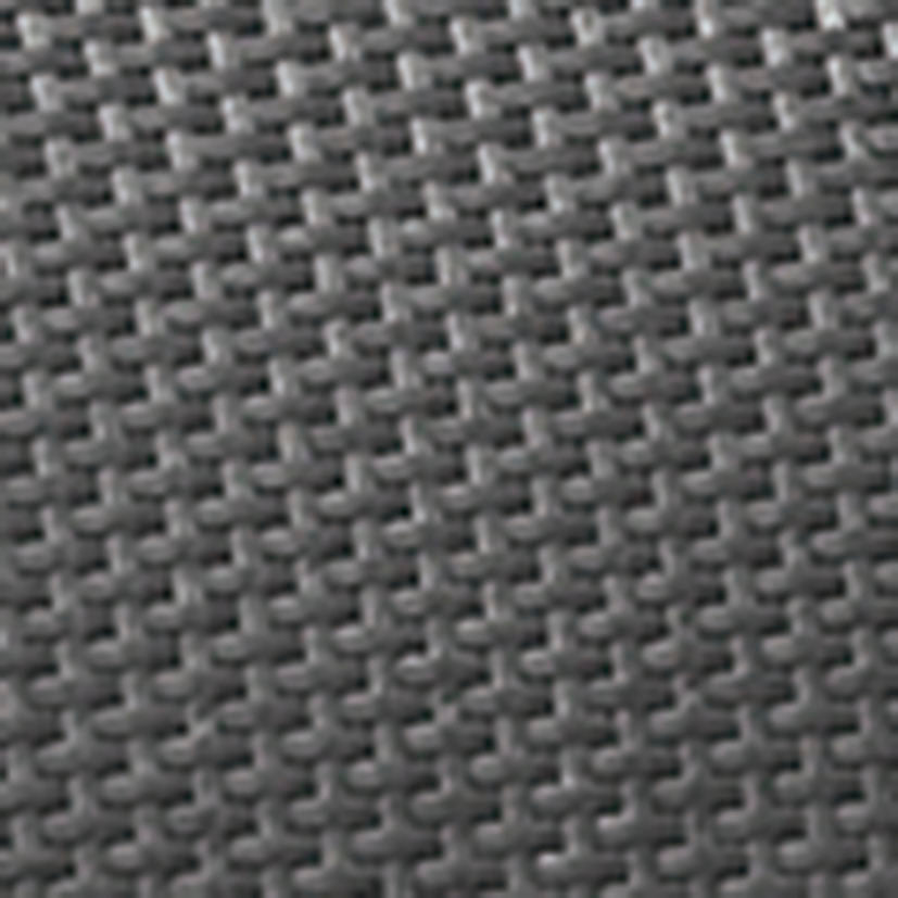 Primer plano de la textura de resina inyectada imitación ratán plano de 7 mm en color antracita.