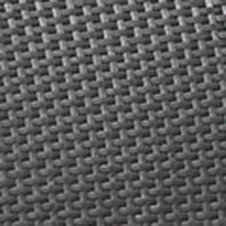 Primer plano de la textura de resina inyectada imitación ratán plano de 7 mm en color antracita.