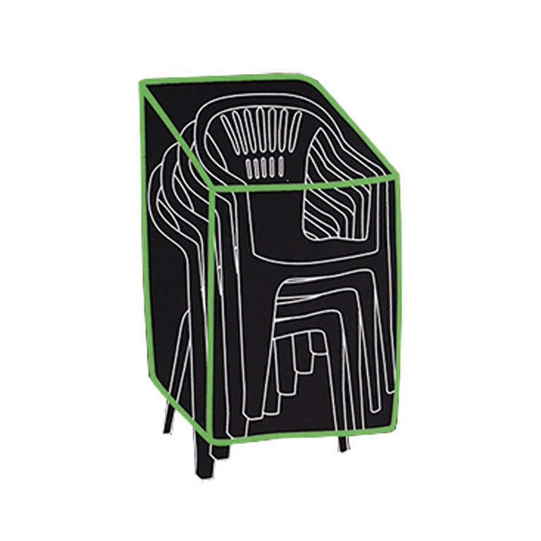Funda protectora para sillas de jardín apiladas resistente al polvo
