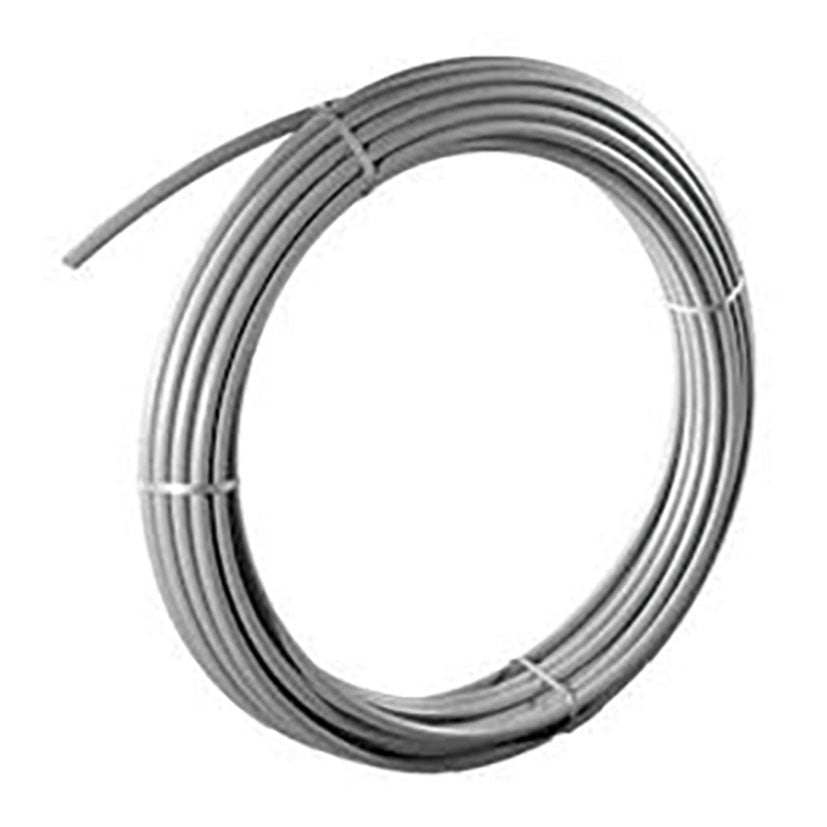 Rollo de tubería de polibutileno gris flexible para instalaciones de fontanería