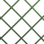Estructura de rombos de celosía plástica verde Catral