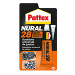 Blíster de Pattex Nural 28 sustituto universal de juntas naranja 40ml para automoción e industria.