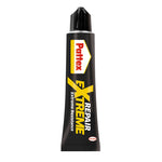 Tubo de 20 gramos de adhesivo Pattex Repair Extreme con boquilla de precisión y tapa negra.
