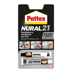 Blíster de Pattex Nural 21 soldadura metálica en frío con tubos parte A y B de 22ml
