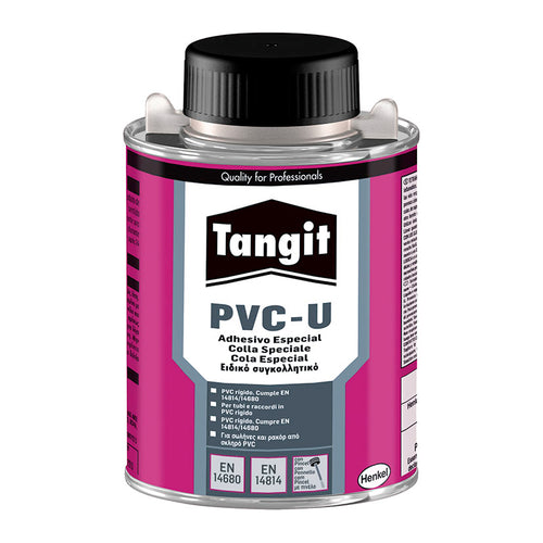Adhesivo especial Tangit PVC-U en lata de 250g para soldadura química de PVC rígido