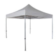 Carpa Plegable 3x3m Blanca Altura 3.20m Estructura Acero