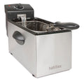 Freidora eléctrica HABITEX CC5303X de acero inoxidable con cesta y mando de control