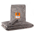 Manta protectora para mudanzas FUN&GO Eco de 240 gramos en color beige moteado para embalaje.