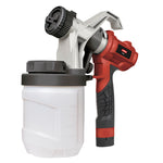 Pistola de pintar RATIO R800X con depósito graduado de 1200ml y empuñadura ergonómica roja
