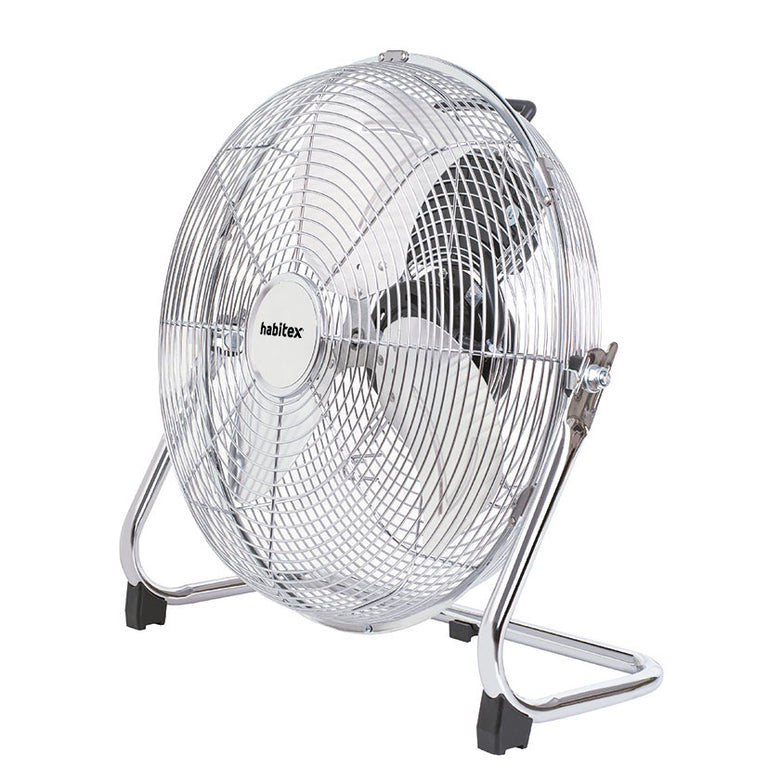 Ventilador de suelo Habitex CM con rejilla de seguridad y acabado metálico